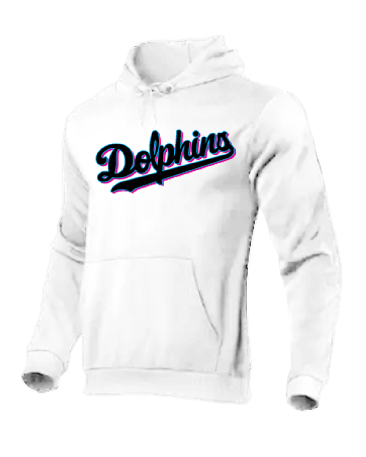 Dolphins Sweatshirt - Youth and Adult (White)