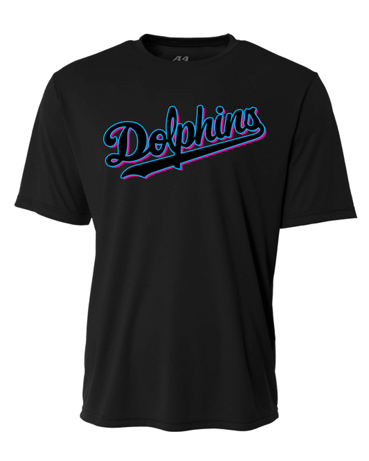 Dolphins A4 Performance Cooling Crewneck (With Name and #)