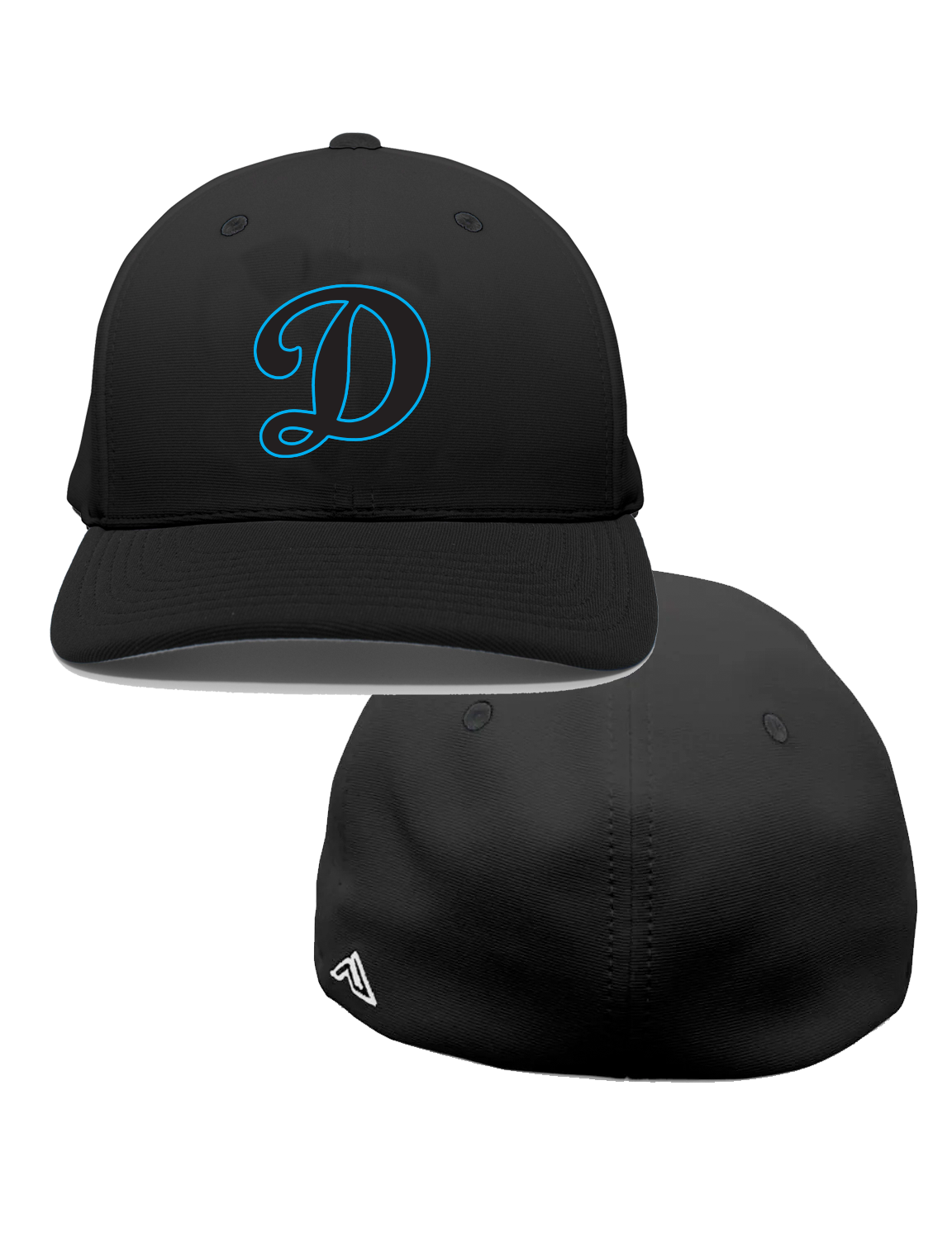 Dolphins Pacific® D Logo - 2 Color Hat (2 Hat Color options)