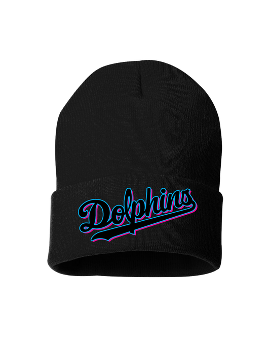 Dolphins Sporstman 12" Solid Cuff Beanie (2 logo options)
